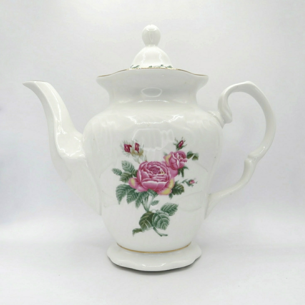 Gibson Housewares China Teapot With Lid
